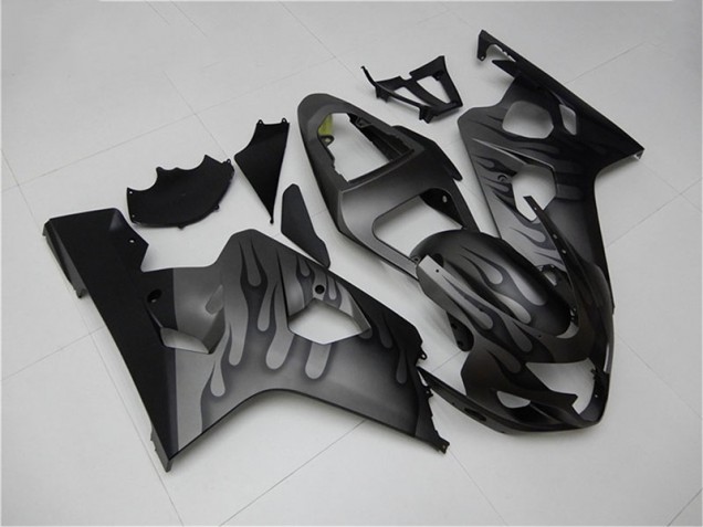 Preto Cinzento Carenagem Suzuki GSXR 600 / 750 K4 04-05 Preto Cinzento Carenagem Suzuki GSXR 600 / 750 K4 04-05
