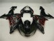 Preto Cinzento Vermelho Carenagem Kawasaki ZX10R 08-10