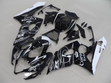 Preto Corona Carenagem Suzuki GSXR 1000 K5 05-06
