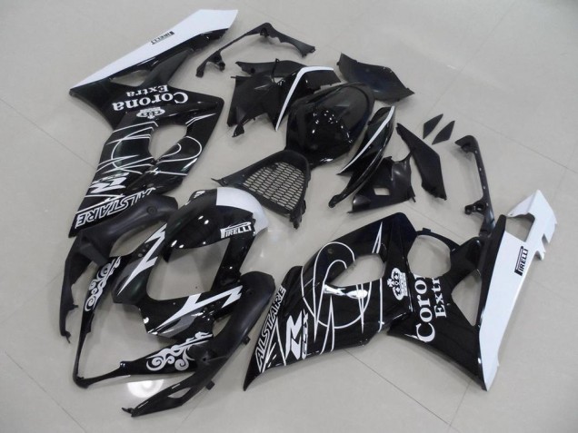 Preto Corona Carenagem Suzuki GSXR 1000 K5 05-06 Preto Corona Carenagem Suzuki GSXR 1000 K5 05-06