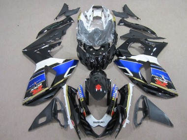 Preto Dark Dog Carenagem Suzuki GSXR 1000 K9 09-16