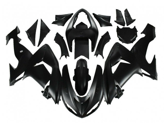 Preto Fosco Abs Kits Completos Carenagem Kawasaki ZX10R 06-07 Preto Fosco Abs Kits Completos Carenagem Kawasaki ZX10R 06-07
