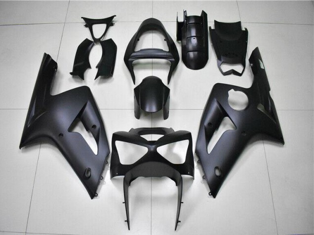 Preto Fosco Abs Plástico Kawasaki ZX6R 03-04 Preto Fosco Abs Plástico Kawasaki ZX6R 03-04