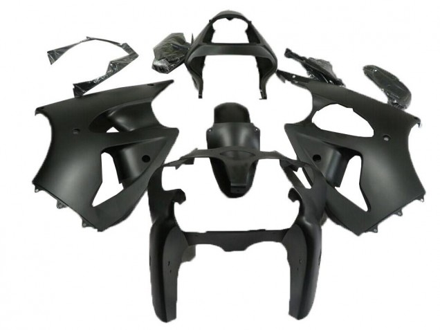 Preto Fosco Carenagem Kawasaki ZX6R 00-02 Preto Fosco Carenagem Kawasaki ZX6R 00-02