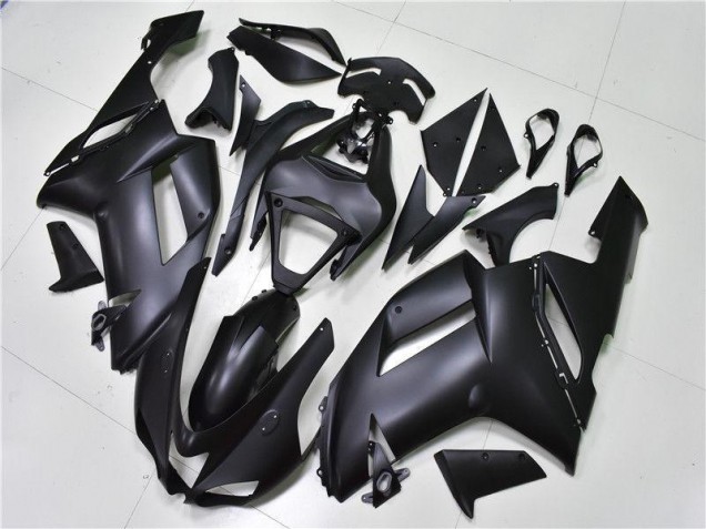 Preto Fosco Carenagem Kawasaki ZX6R 07-08 Preto Fosco Carenagem Kawasaki ZX6R 07-08