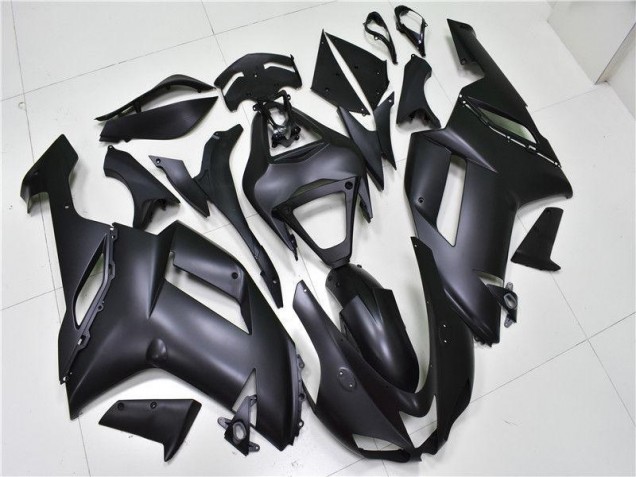 Preto Fosco Carenagem Kawasaki ZX6R 07-08 Preto Fosco Carenagem Kawasaki ZX6R 07-08