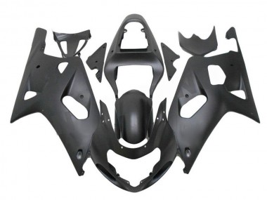 Preto Fosco Carenagem Suzuki GSXR 600 / 750 K1 K2 K3 01-03