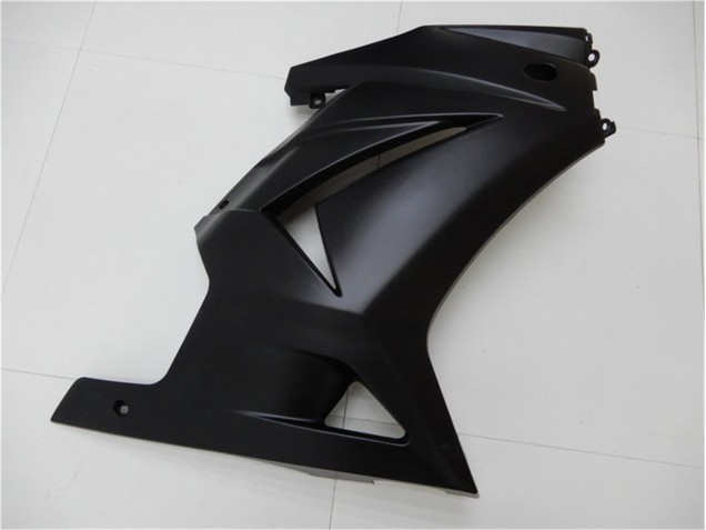 Preto Fosco Kit Completo Carenagem Kawasaki EX250 08-12 Preto Fosco Kit Completo Carenagem Kawasaki EX250 08-12