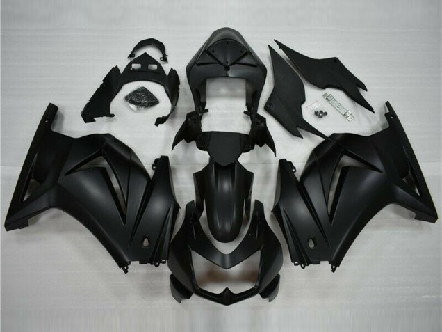 Preto Fosco Kit Completo Carenagem Kawasaki EX250 08-12 Preto Fosco Kit Completo Carenagem Kawasaki EX250 08-12
