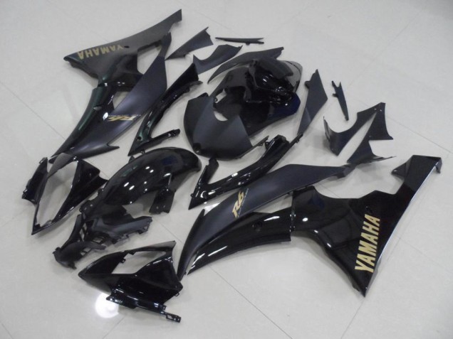 Preto & Ouro Adesivo Carenagem Yamaha R6 08-16