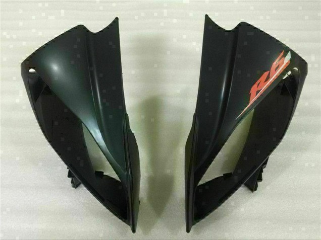 Preto Plástico Yamaha R6 08-16 Preto Plástico Yamaha R6 08-16