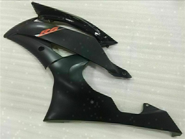 Preto Plástico Yamaha R6 08-16 Preto Plástico Yamaha R6 08-16