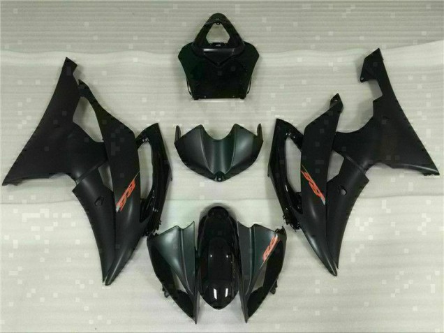 Preto Plástico Yamaha R6 08-16 Preto Plástico Yamaha R6 08-16