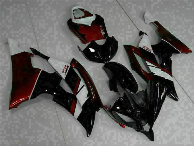 Preto Plásticos Yamaha R6 08-16 Preto Plásticos Yamaha R6 08-16