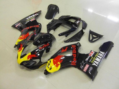 Preto Red Bull Carenagem Yamaha R1 00-01