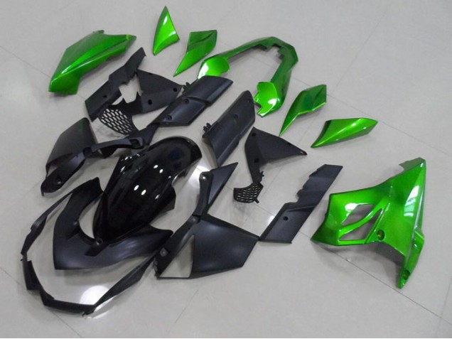 Preto Verde Carenagem Kawasaki Z1000 07-09