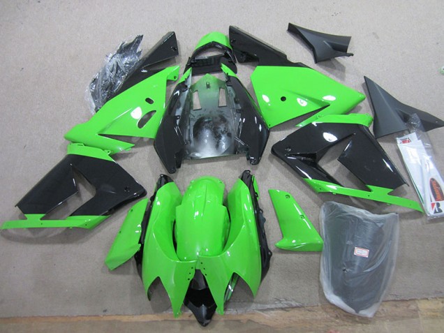 Preto Verde Carenagem Kawasaki ZX10R 03-05 Preto Verde Carenagem Kawasaki ZX10R 03-05