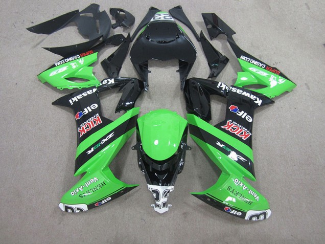 Preto Verde Carenagem Kawasaki ZX10R 08-10