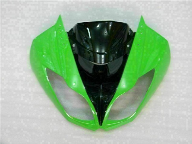 Preto Verde Carenagem Kawasaki ZX6R 09-12