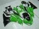Preto Verde Injeção Kit Carenagem Kawasaki ZX6R 09-12 Preto Verde Injeção Kit Carenagem Kawasaki ZX6R 09-12