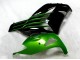 Preto Verde Kit Carenagem Kawasaki ZX14R ZZR 1400 12-21 Preto Verde Kit Carenagem Kawasaki ZX14R ZZR 1400 12-21