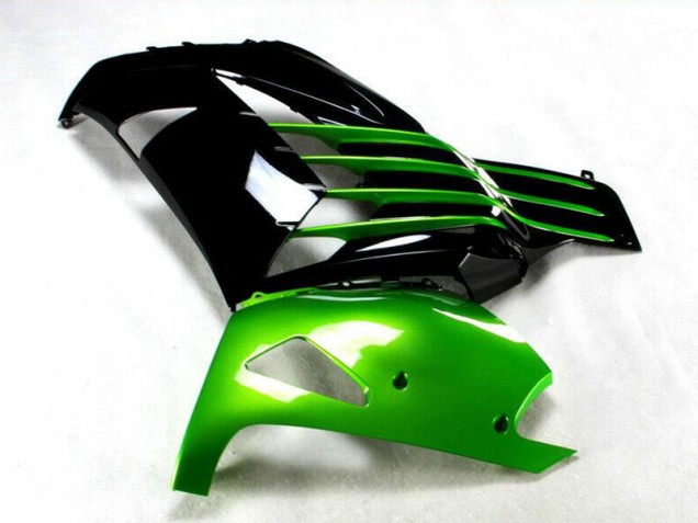 Preto Verde Kit Carenagem Kawasaki ZX14R ZZR 1400 12-21 Preto Verde Kit Carenagem Kawasaki ZX14R ZZR 1400 12-21