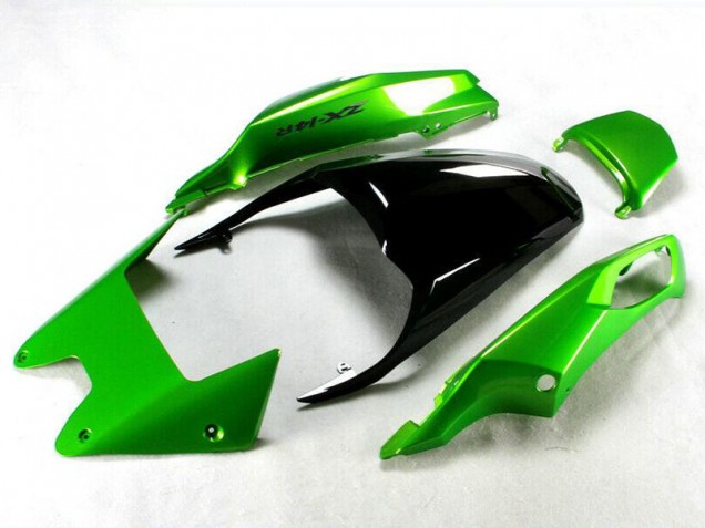 Preto Verde Kit Carenagem Kawasaki ZX14R ZZR 1400 12-21 Preto Verde Kit Carenagem Kawasaki ZX14R ZZR 1400 12-21