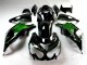 Preto Verde Kit Completo Carenagem Kawasaki EX250 08-12 Preto Verde Kit Completo Carenagem Kawasaki EX250 08-12