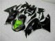 Preto Verde Kits Carenagem Kawasaki ZX6R 09-12