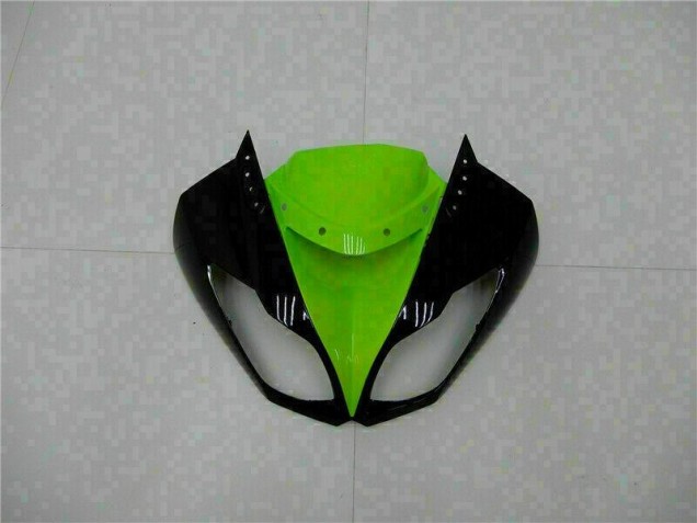 Preto Verde Kits Carenagem Kawasaki ZX6R 09-12