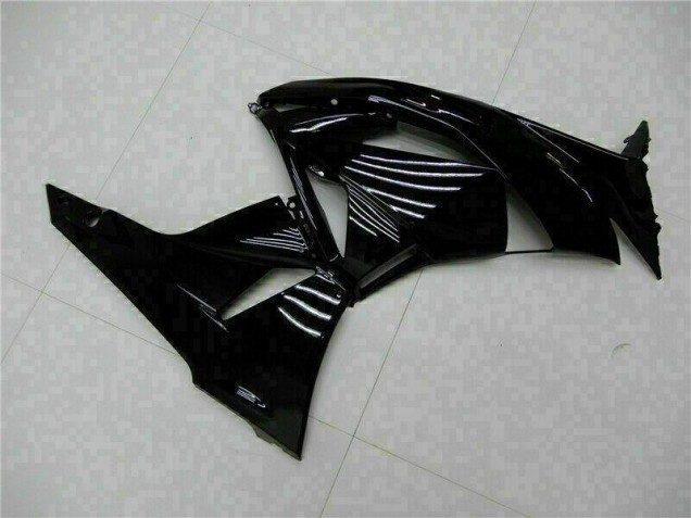 Preto Verde Kits Carenagem Kawasaki ZX6R 09-12