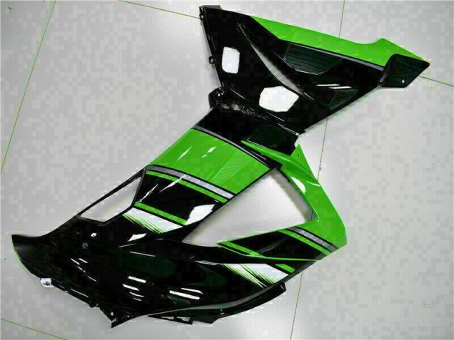Preto Verde Kits Carenagem Kawasaki ZX6R 19-23 Preto Verde Kits Carenagem Kawasaki ZX6R 19-23