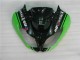 Preto Verde Kits Completo Carenagem Kawasaki ZX6R 09-12