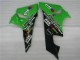 Preto Verde Kits Completo Carenagem Kawasaki ZX6R 09-12