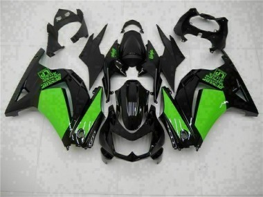 Preto Verde Ninja Carenagem Kawasaki EX250 08-12