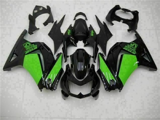 Preto Verde Ninja Carenagem Kawasaki EX250 08-12
