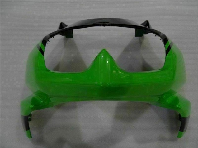 Preto Verde Plástico Kawasaki EX250 08-12 Preto Verde Plástico Kawasaki EX250 08-12