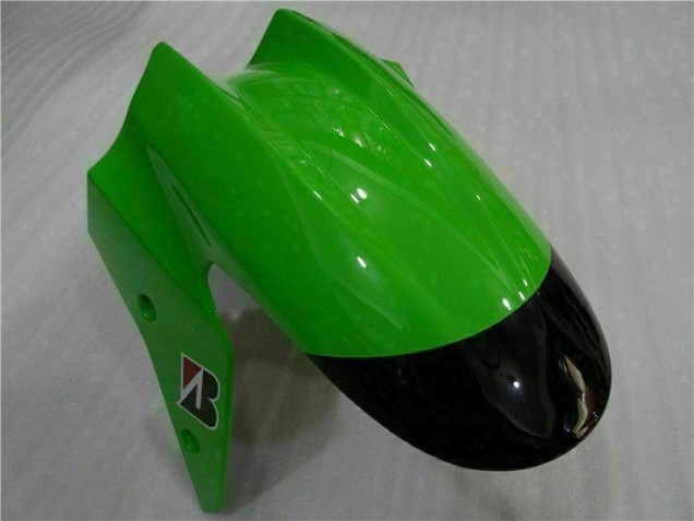 Preto Verde Plástico Kawasaki EX250 08-12 Preto Verde Plástico Kawasaki EX250 08-12