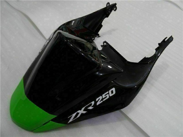 Preto Verde Plástico Kawasaki EX250 08-12 Preto Verde Plástico Kawasaki EX250 08-12