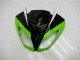 Preto Verde Vermelho Carenagem Kawasaki ZX6R 09-12 Preto Verde Vermelho Carenagem Kawasaki ZX6R 09-12