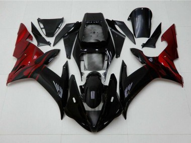 Preto Vermelho Abs Kits Completos Carenagem Yamaha R1 04-06