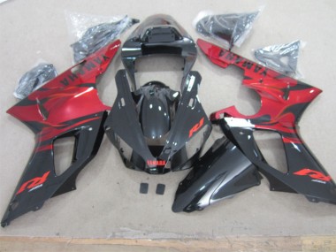 Preto Vermelho Carenagem Yamaha R1 00-01