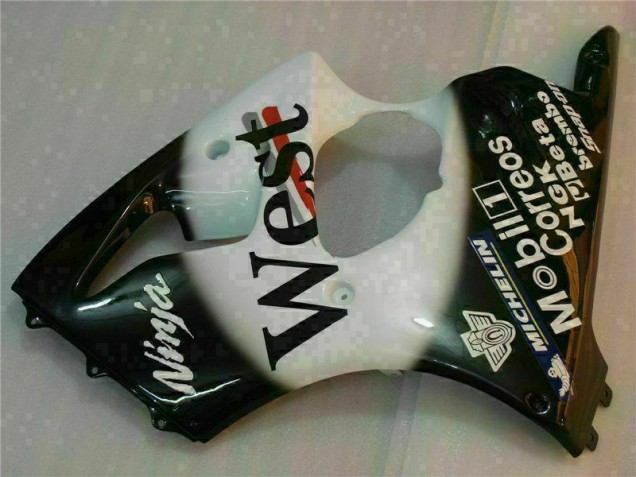 Preto West Ninja Carenagem Kawasaki ZX6R 03-04 Preto West Ninja Carenagem Kawasaki ZX6R 03-04