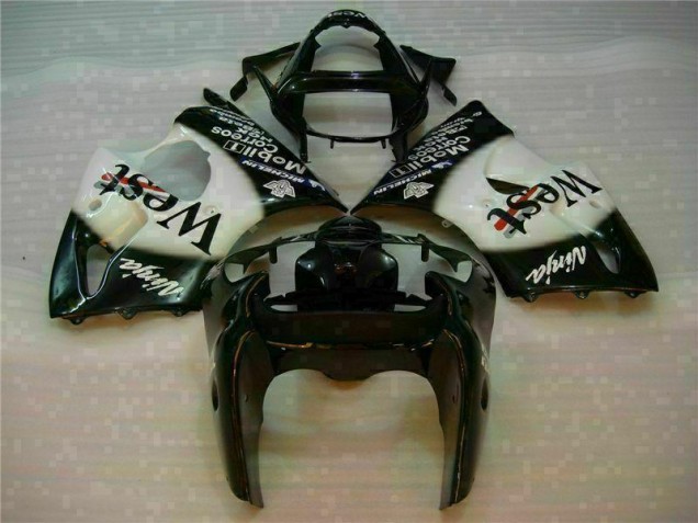 Preto West Ninja Carenagem Kawasaki ZX6R 03-04 Preto West Ninja Carenagem Kawasaki ZX6R 03-04
