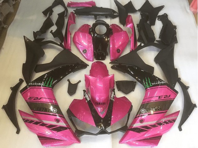 Rosa & Preto Carenagem Yamaha R3 15-22
