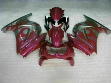 Roxo Vermelho Carenagem Kawasaki EX250 08-12