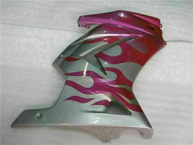 Roxo Vermelho Carenagem Kawasaki EX250 08-12