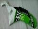 Verde Branco Ninja Carenagem Kawasaki ZX6R 07-08 Verde Branco Ninja Carenagem Kawasaki ZX6R 07-08