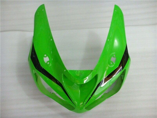 Verde Branco Preto Carenagem Kawasaki ZX6R 05-06
