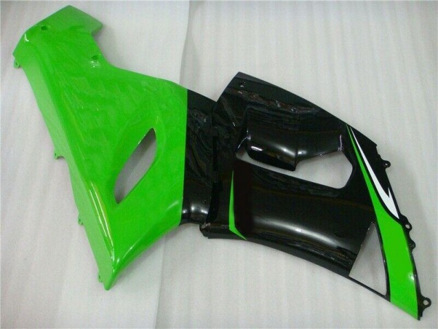 Verde Branco Preto Carenagem Kawasaki ZX6R 05-06